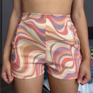 Size small multi colored pastel shorts from Altard State